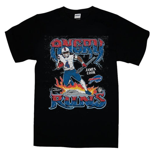 Buffalo Bills James Cook Angry Runs Player T-shirt