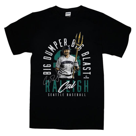 Cal Raleigh Seattle Mariners MLB Big Dumper Big Blast T-shirt