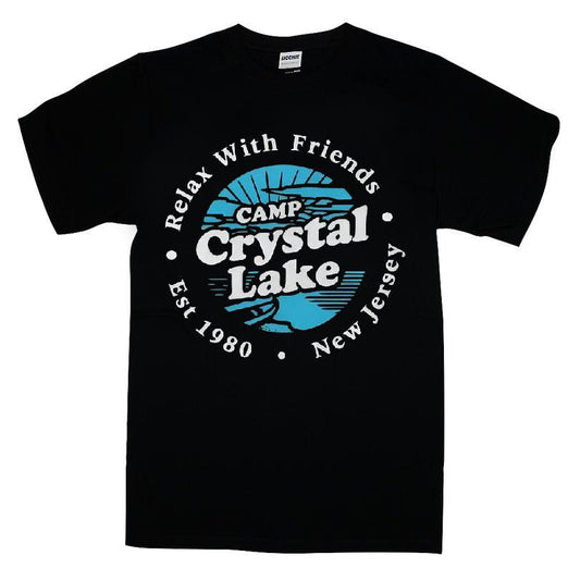 Camp Crystal Lake Relax With Friends New Jersey Est 1980 T-shirt