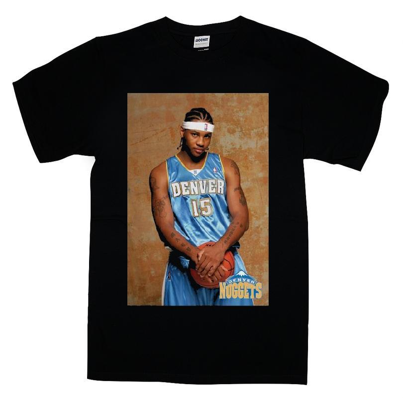 Carmelo Anthony Denver Nuggets Rookie Photo T-shirt