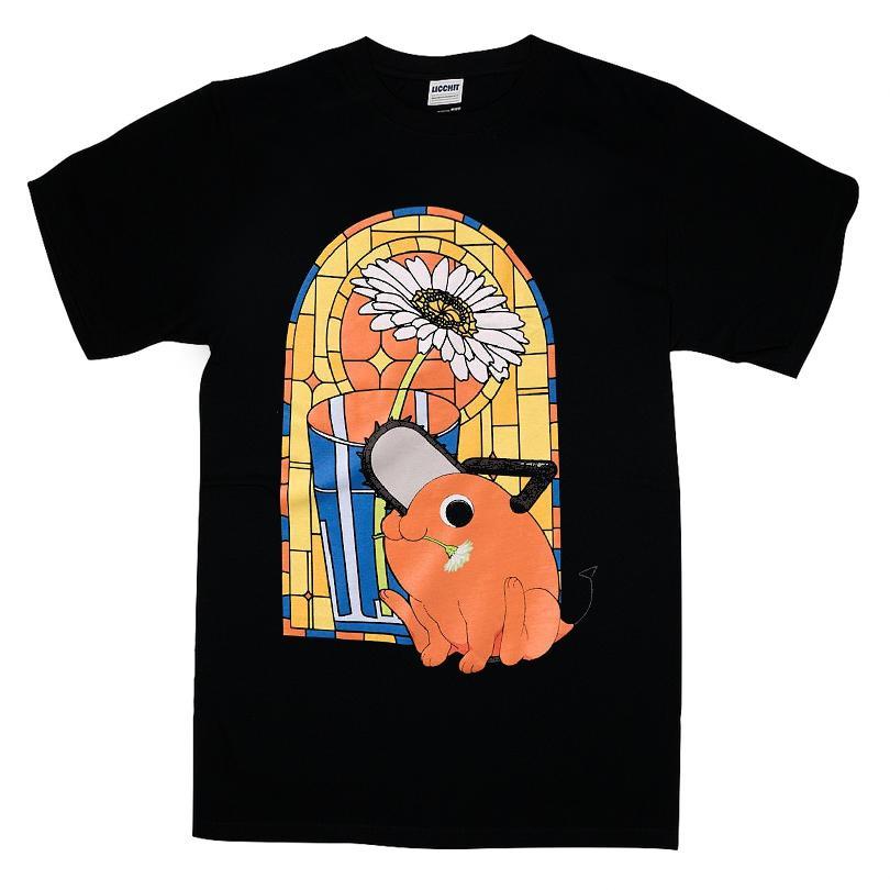 Chainsaw Man Pochita Stained Glass T-shirt