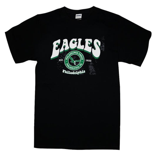 Champion Philadelphia Eagles Womens Black Boyfriend Ls T-shirt
