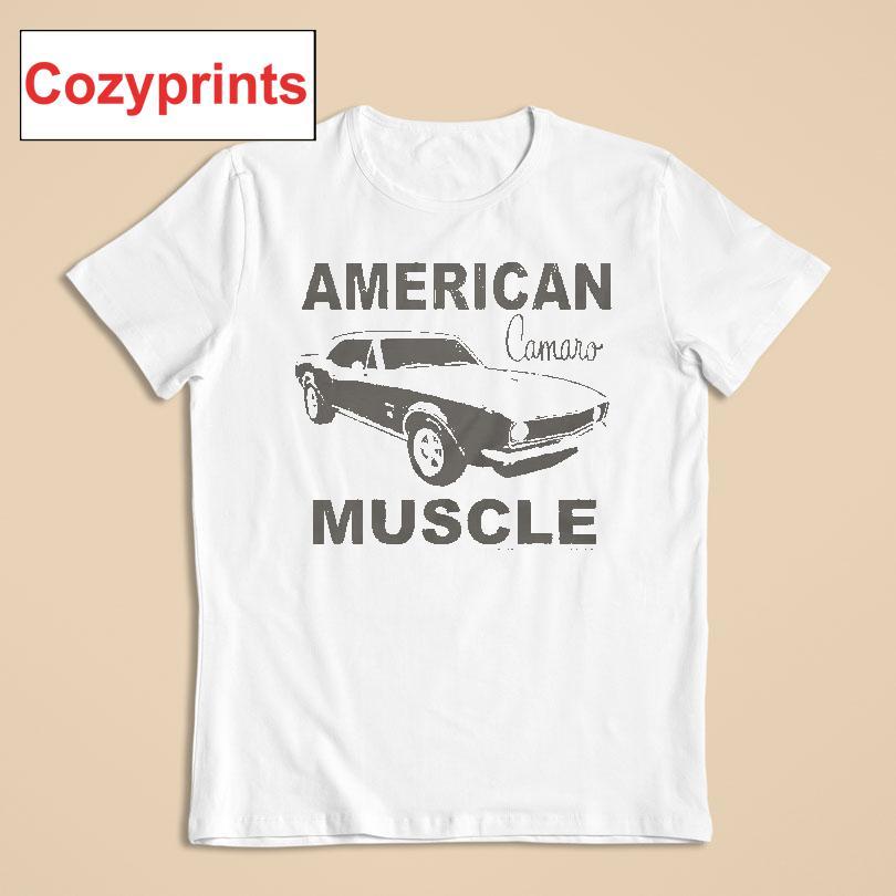 Chevrolet Camaro Faded American Muscle Graphic T-shirt