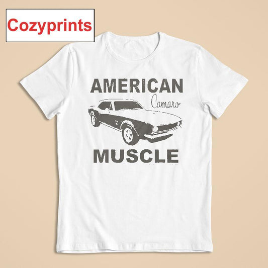 Chevrolet Camaro Faded American Muscle Graphic T-shirt
