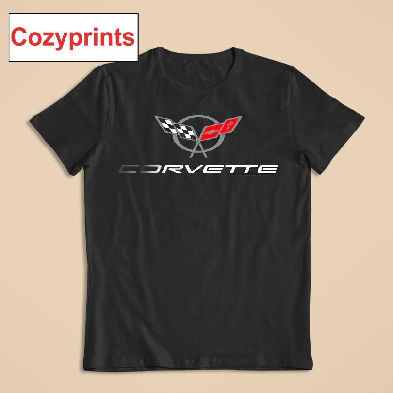 Chevrolet Corvette Modern Emblem T-shirt