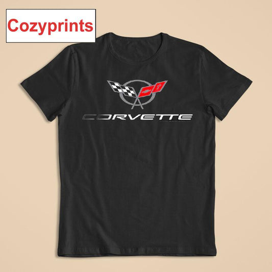 Chevrolet Corvette Modern Emblem T-shirt