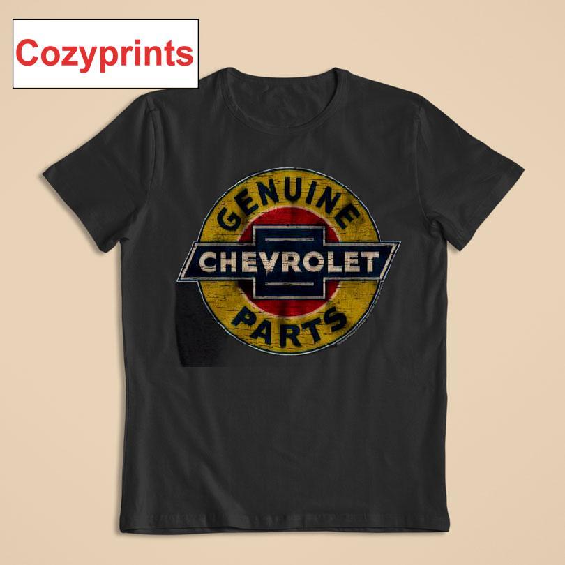 Chevrolet Genuine Chevy Parts Distressed Sign T-shirt