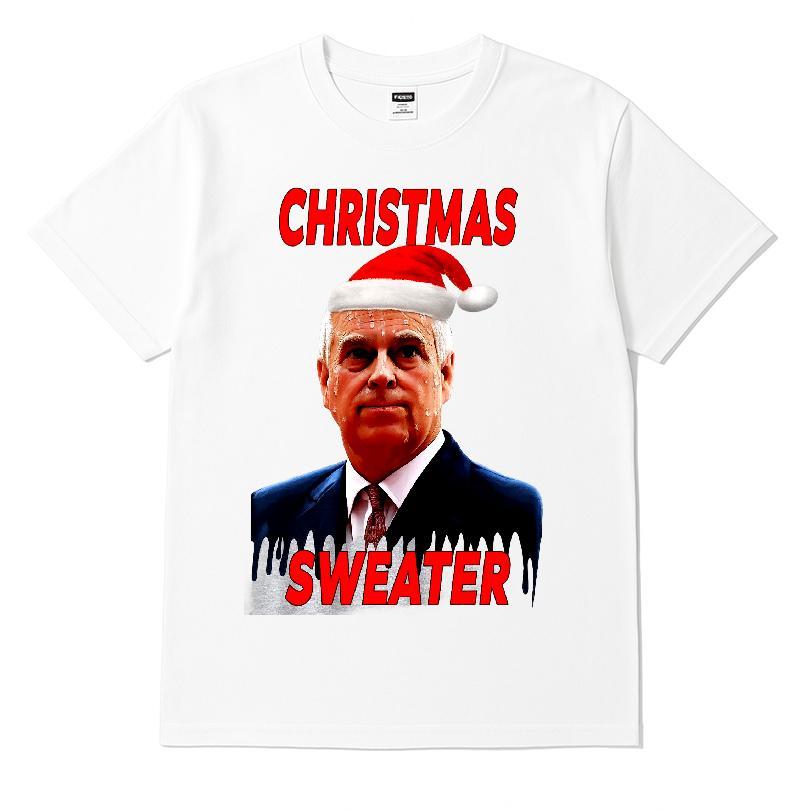 Christmas Sweater Prince Andrew Christmas T-shirt