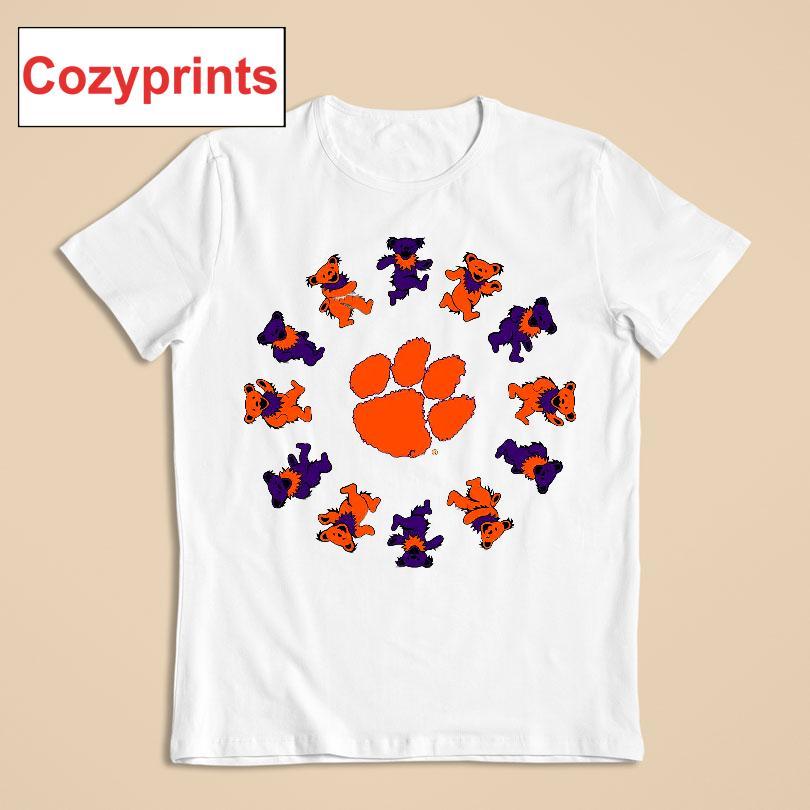 Clemson X Grateful Dead Circle Bears T-shirt