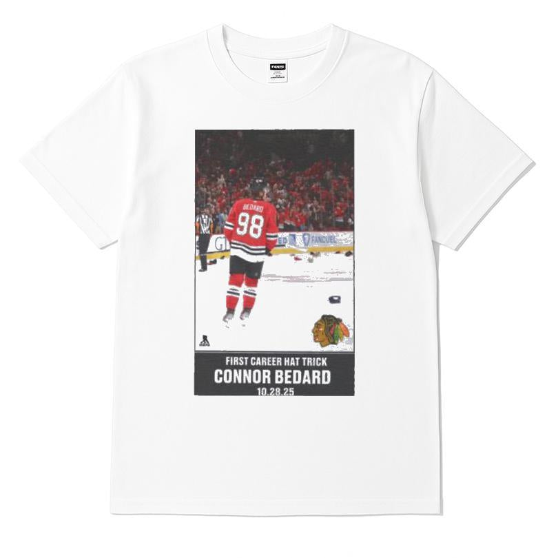 Connor Bedard Chicago Blackhawks Legacy Milestone Shirt