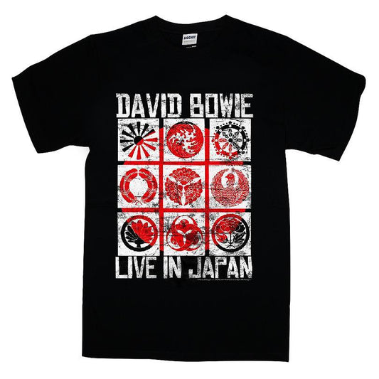 David Bowie Live In Japan Rock Off T-shirt