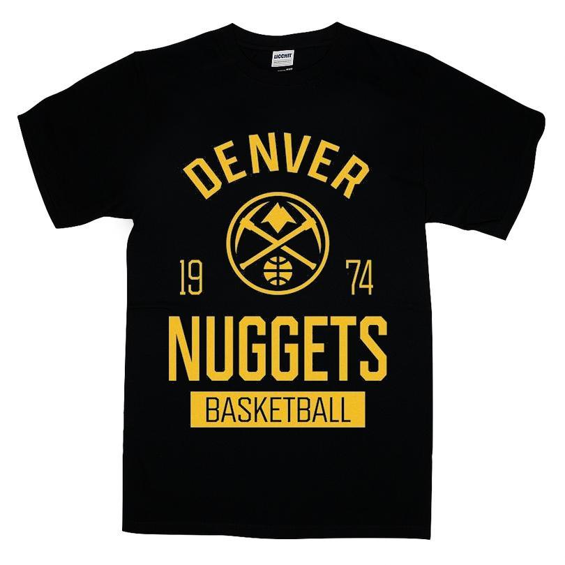 Denver Nuggets Basketball 1974 Logo T-shirt