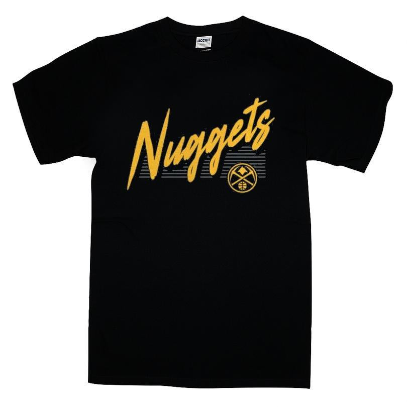 Denver Nuggets Color Block Slant Quick Strike T-shirt