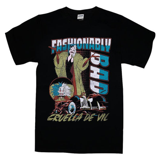 Disney 101 Dalmatians Cruella Collage T-shirt