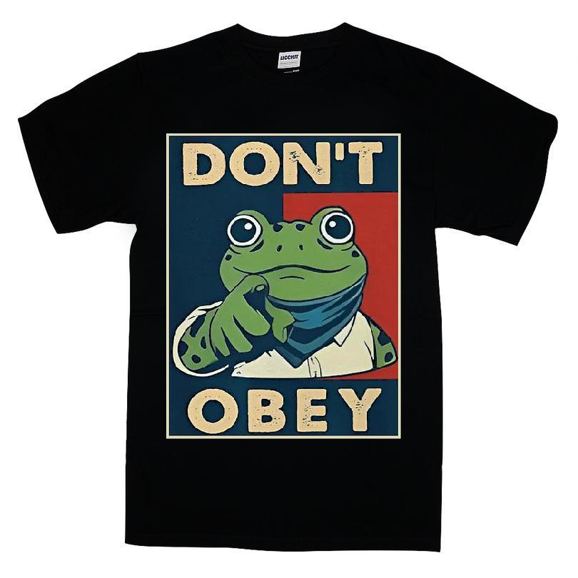 Don't Obey Frog T-shirt