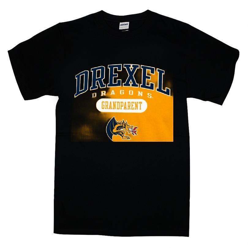 Drexel Dragons Champion Grandparent Pill Box T-shirt
