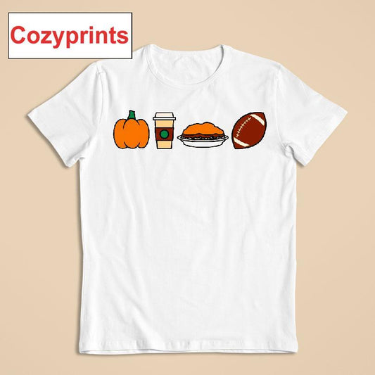 Fall Things Icons Isotypes Shirt