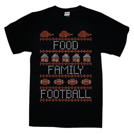 Food Family Football Cross Stitc Thanksgiving T-shirt