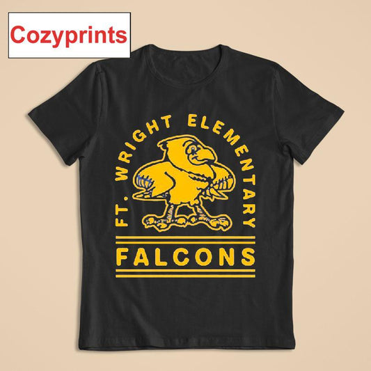 Ft. Wright Elementary Falcons Gold Arch T-shirt