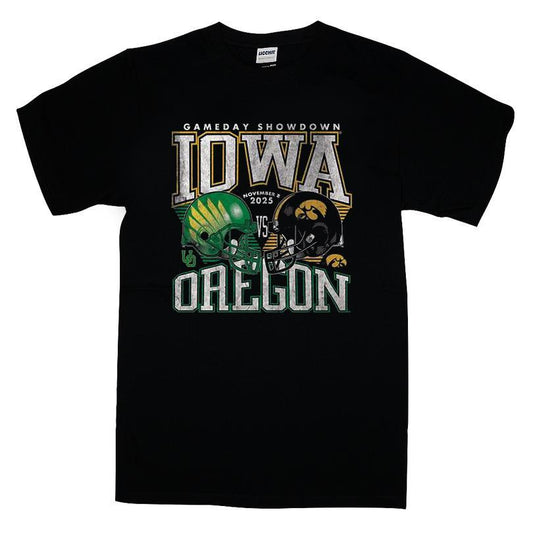 Gameday Showdown Iowa Hawkeyes Vs Oregon Ducks T-shirt