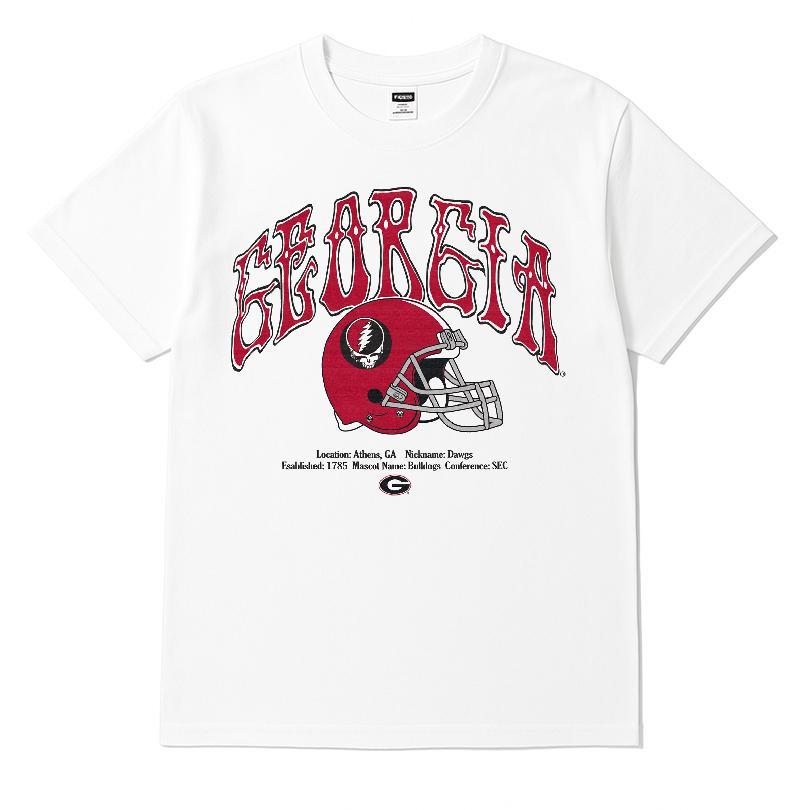Georgia X Grateful Dead Stealie Helmet T-shirt
