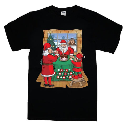 Happy Birthday Santa Claus T-shirt