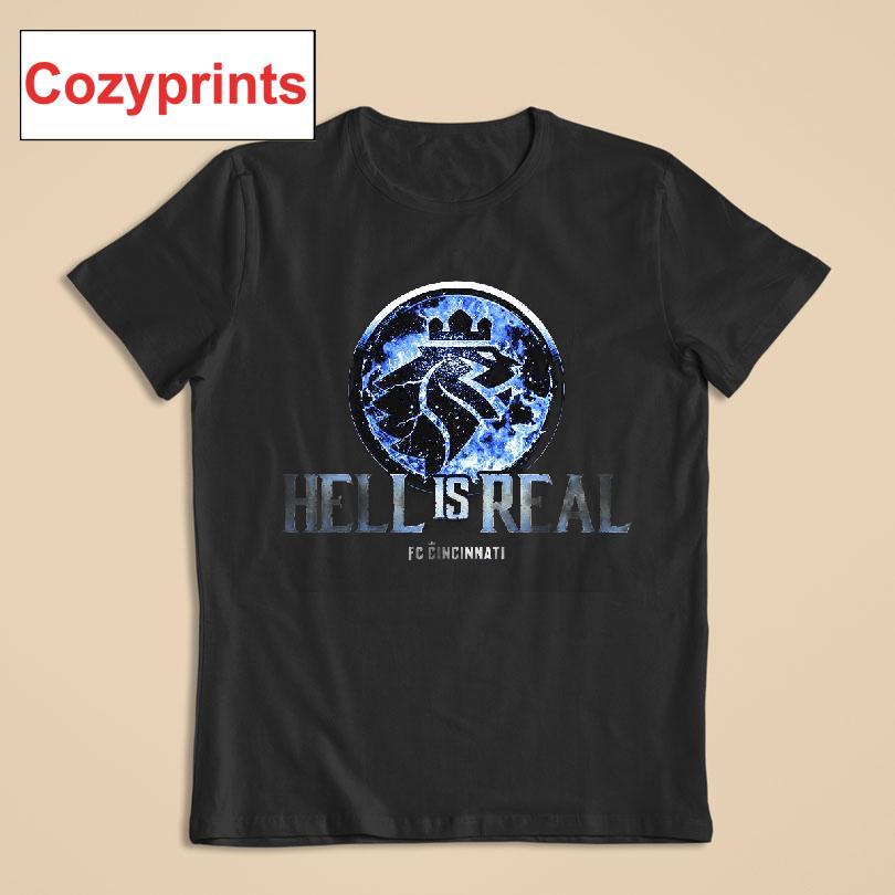 Hell Is Real Kombat Ice Blue T-shirt