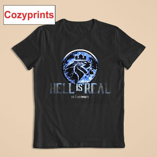 Hell Is Real Kombat Ice Blue T-shirt