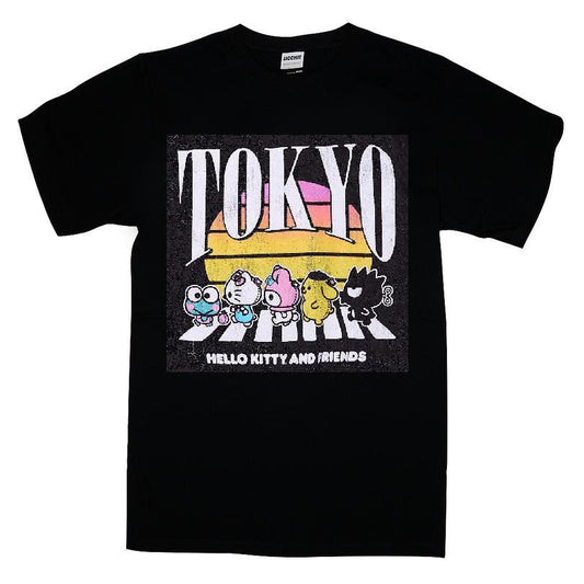 Hello Kitty And Friends Tokyo Street Dark Wash T-shirt
