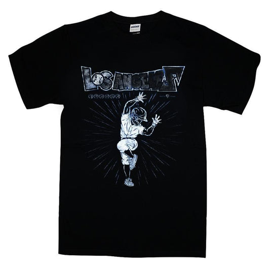 Hip Lock Los Angeles Baseball Celebration Dragon Ball Z Fusion Pose T-shirt