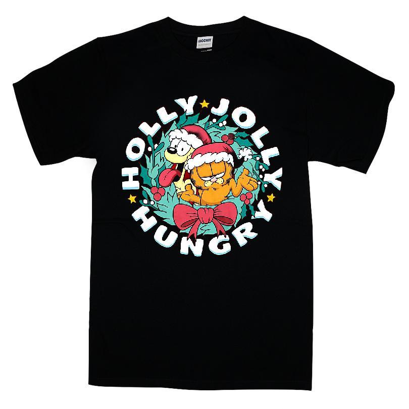 Holly Jolly Hungry Garfield T-shirt
