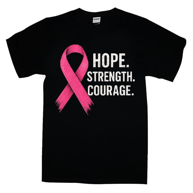 Hope Strength Courage T-shirt