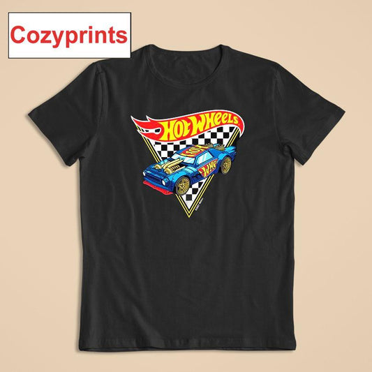 Hot Wheels Checkered Triangle Flag T-shirt