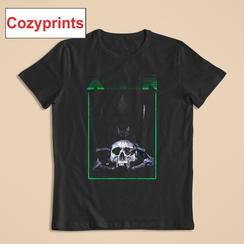 Human Skull Alien T-shirt