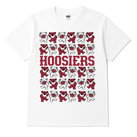 Indiana Hoosiers X Grateful Dead Stacked Bears T-shirt