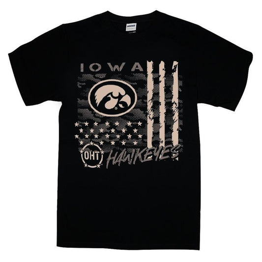 Iowa Hawkeyes OHT Camo Overlay T-shirt