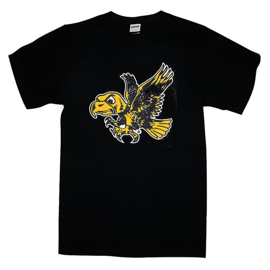 Iowa Hawkeyes Vintage Logo Flying Herky T-shirt