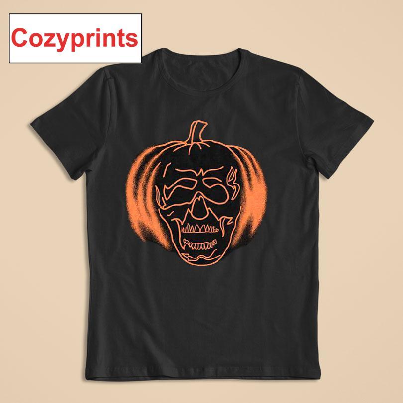 Jack-o'-lantern Outline Halloween T-shirt