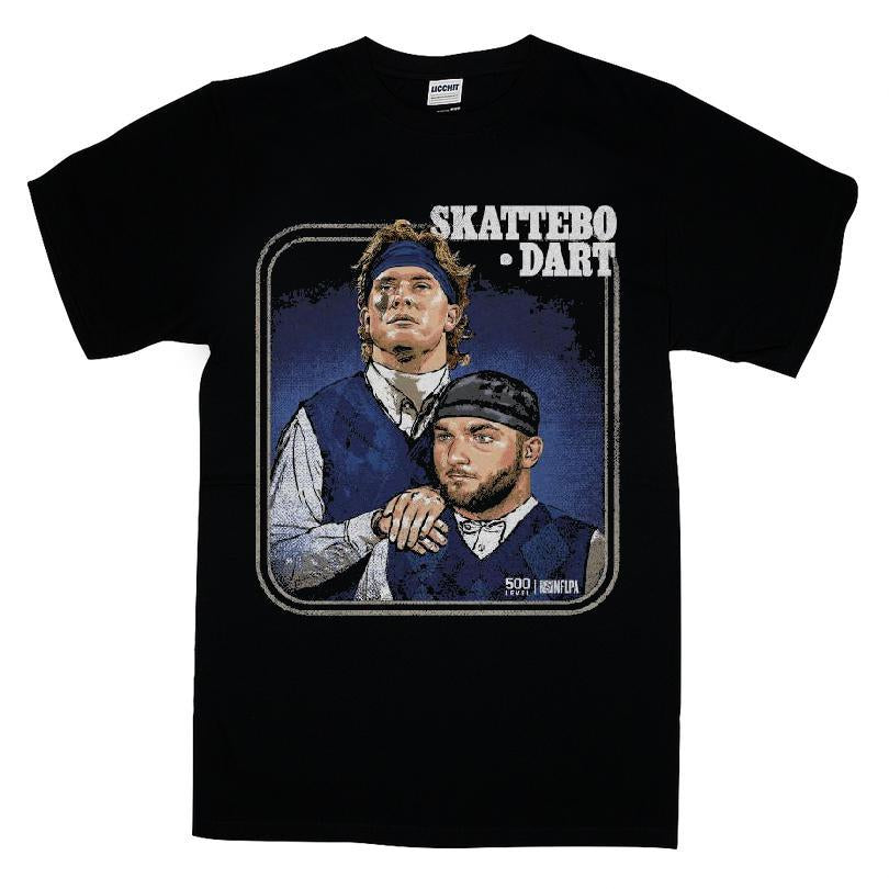 Jaxson Dart and Cam Skattebo New York Giants T-shirt