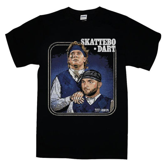 Jaxson Dart and Cam Skattebo New York Giants T-shirt