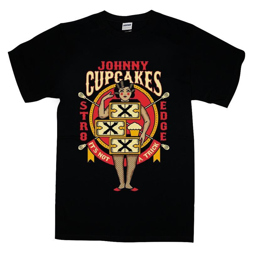 Johnny Cupcakes Trick Str8 Edge It's Not A Trick Shirt