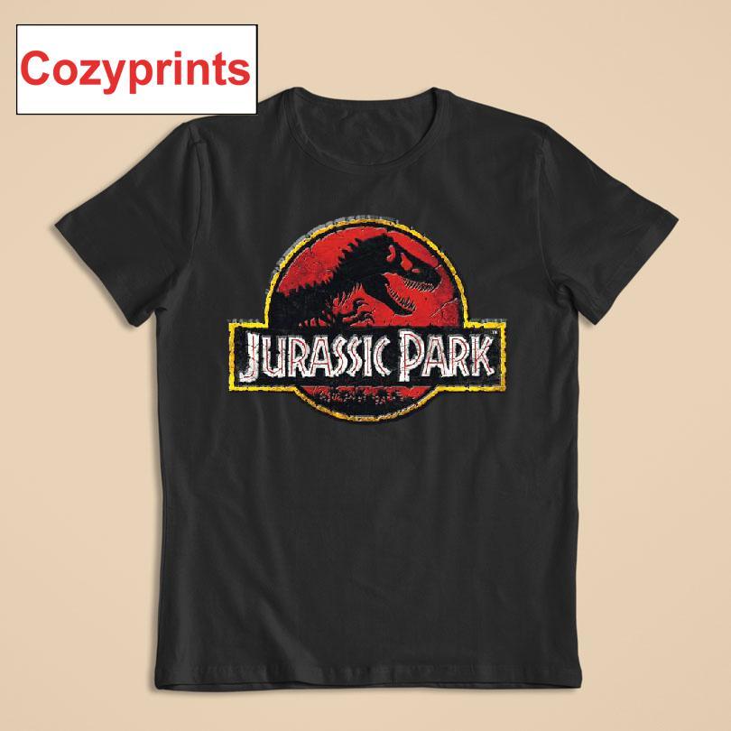 Jurassic Park Stone Logo T-shirt