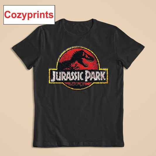 Jurassic Park Stone Logo T-shirt
