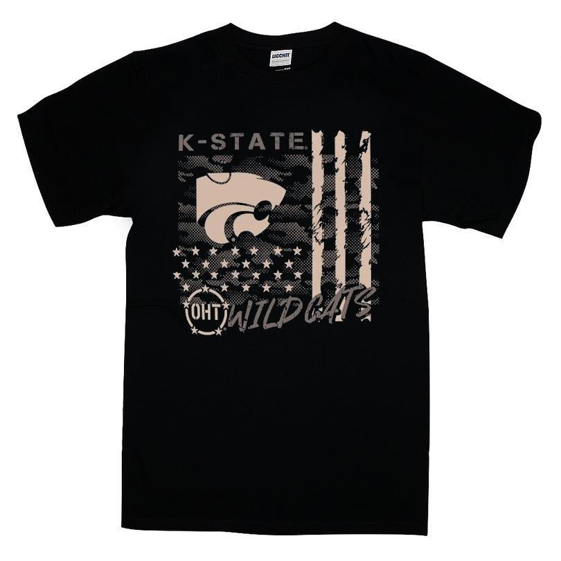 Kansas State Wildcats OHT Camo Overlay T-shirt