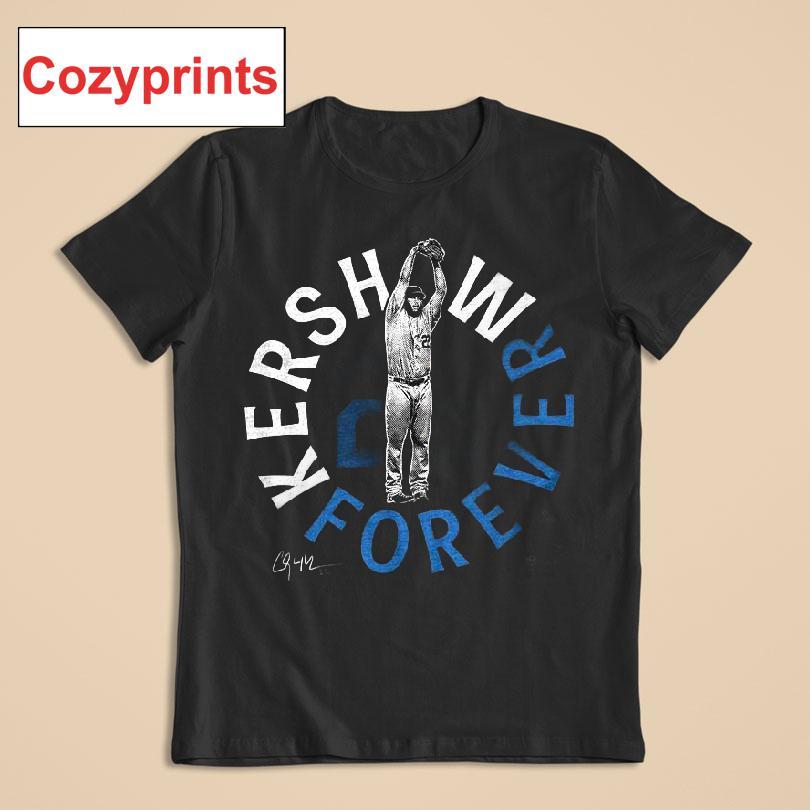Kershaw Forever Los Angeles Baseball Mlbpa Rotowear T-shirt