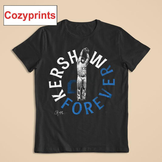 Kershaw Forever Los Angeles Baseball Mlbpa Rotowear T-shirt