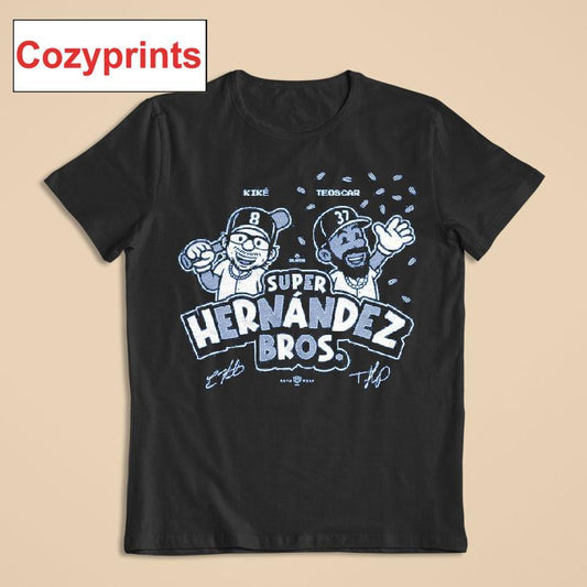 Kike And Teoscar Super Hernandez Bros T-shirt