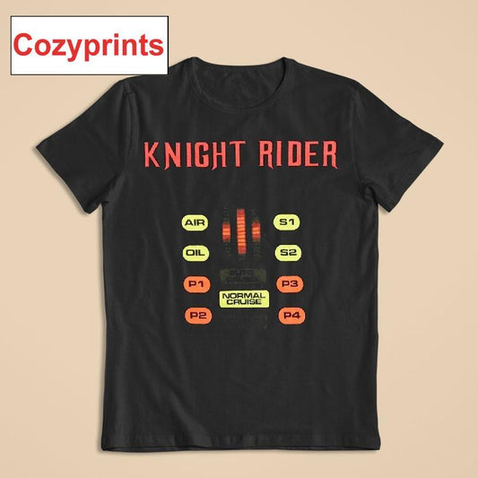 Knight Rider Cult Tv Kit Dashboard 80's T-shirt