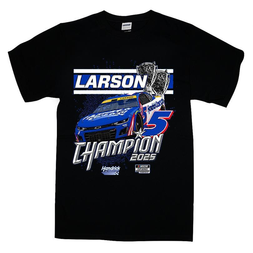 Kyle Larson Hendrick Motorsports Team 2025 Nascar Cup Series Champion T-shirt
