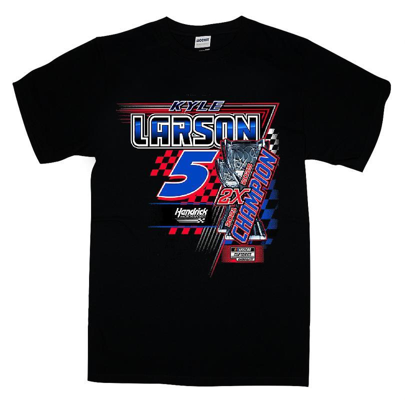 Kyle Larson Hendrick Motorsports Team Collection Two-time Nascar Cup Series Champion T-shirt